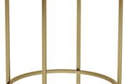 Round glass side table small coffee table - Free Delivery Nationwide