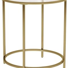Round glass side table small coffee table - Free Delivery Nationwide
