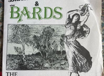 Diarmuid o Leary and the bards The gypsy maiden picture sleeve vinyl record single in vg+ condition