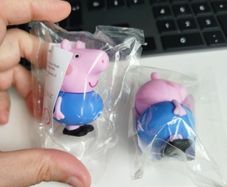 Peppa pig George Easter egg 2026 figure brand new in bag. 2 items