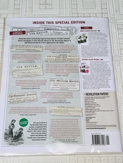The Revolution Papers. Famine Edition. New and Sealed. with 2 DVDs. Scarce.