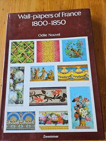 Wall-papers Of France. 1800-1850. First Edition Large Volume Hardback With Dustjacket In Good Condition.  See Photos For Same.
