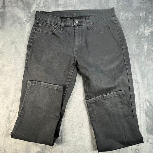 LEVIS 541 Jeans Mens Dark Grey Athletic Tapered Stone Wash W36 L28