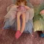 Fairies - 2 cute little Fairy Dolls on cushions Image 2