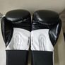 Adidas Hybrid Boxing Gloves 12oz Black/White plus Adidas Hand Wraps (450 cm) and Mouthguard Image 2