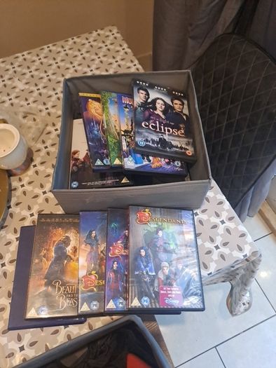 dvd and shoes