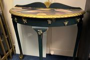 Renewed console table half moon