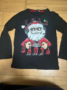 boys christmas long sleeve top - gamer