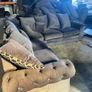 Grey corner sofa with scatter cushions Image 2