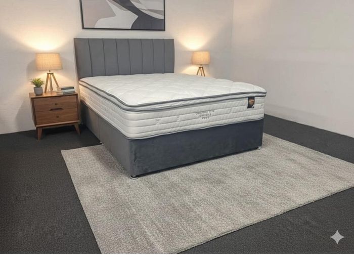 Divan Double & King Size Bed Frame With Mattress