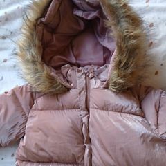 Pink snowsuit