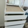 6 Drawer chest in pristine condition with mirror Image 6