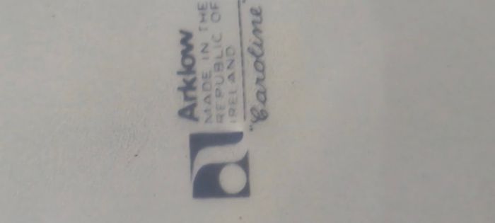 Arklow Caroline dinner hanging plate Arklow,     County Wicklow