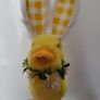 Home decor Easter / Spring chick with bunny ears Image 2