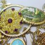 Vintage Mystery Jewelry lot including Kirks Follyand Sarah Coventry Image 5