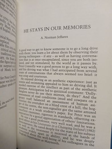 Peter Connolly Selected Writings