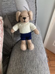 handknit dog