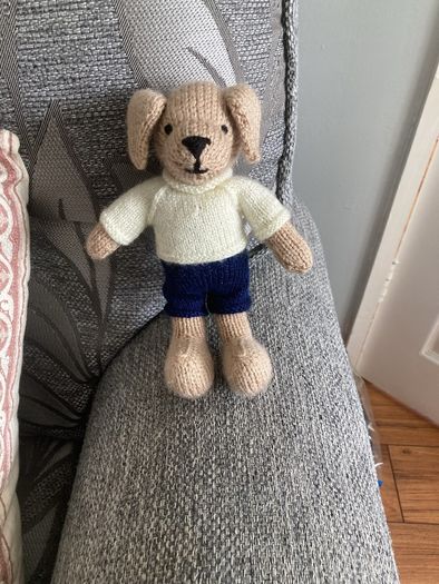 handknit dog