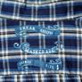 Topman Freak Show Maskerade Navy, Grey, Blue, Black, White and Yellow Check/Cowboy Shirt - Size S Image 2