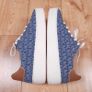 Michael Kors Blue Denim MK Monogram Print Low Top Trainers 8US/6UK/39EU Image 4