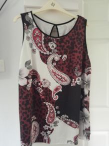 Paisley Sleeveless Top