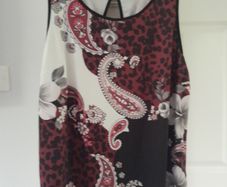 Paisley Sleeveless Top