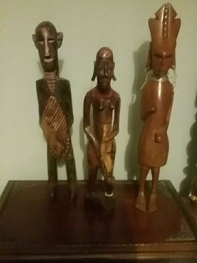 Carved Tribal Art Figurines