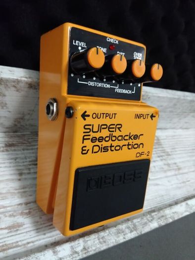 BOSS DF-2 - Super Feedbacker and Distortion (MIJ, Black Label, ACA12V, 1986)