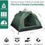 Hydraulic Dome Tent Automatic Camping Tents 3-4 Person Canopy with Carrying Bag Easy Set Up Tent | Wild Camping Tent | Cheap Tents for Camping 4 Person Image 2