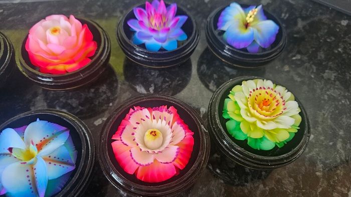 Beautiful Handmade Soap Flowers from Thailand Unique Christmas Gift  20 euro EACH