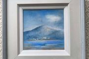 Carmel Mooney glass framed canvas landscape painting