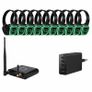 Q-Audio 10 Way Silent Disco Bundle with Bluetooth Transmitter & Charger Image 2
