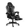 Huzaro Force 4.7 Grey Mesh Gaming Chair with Footrest Image 2