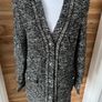 Mango Tweed Jacket blazer with Jewel Buttons size S Image 2