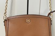 Michael Kors tan crossbody bag
