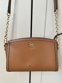 Michael Kors tan crossbody bag