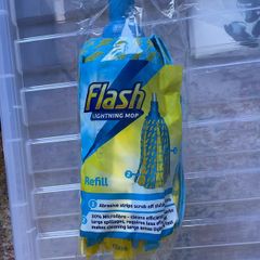 Flash mop head