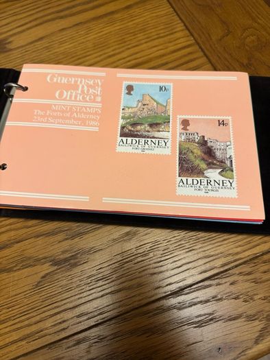 ALDERNEY presentation packs collestion
