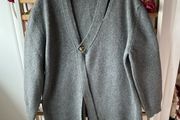 Zara size large funky cardigan one button opening