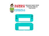 Nintendo Switch OLED Protective Silicone Rubber Gel Console Soft Case Cover Green