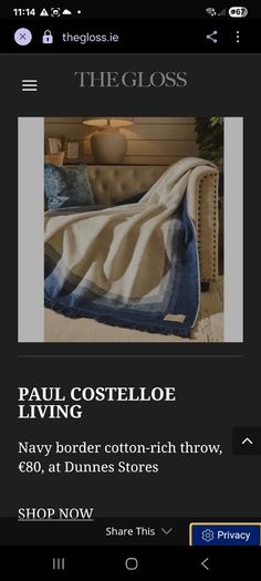 Paul costello throw