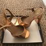 ladys shoes rose gold only wore once. Practically new. Image 5