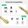 6.5mm Male to 3.5mm Female Audio Adapter Image 2
