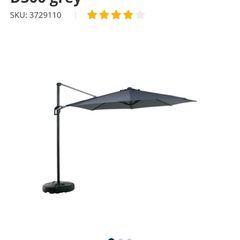 Hanging 3metre parasol
