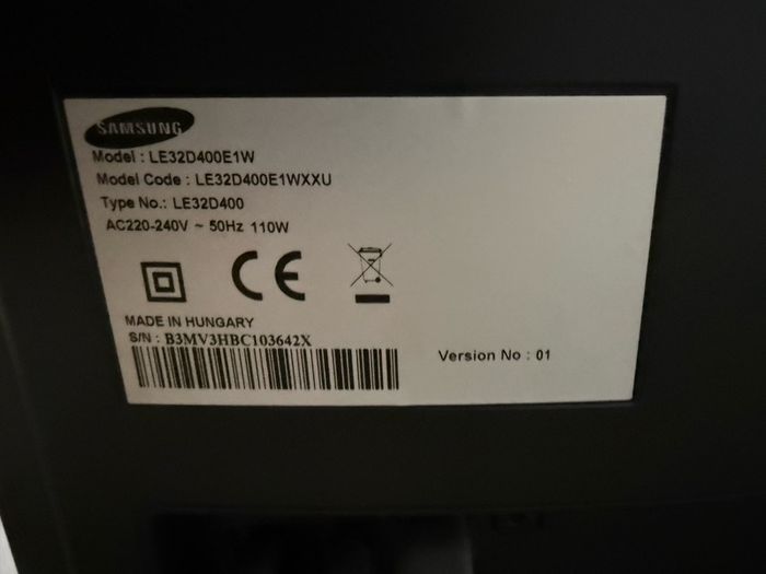 TV Samsung - 32 inch