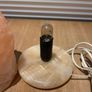 Large Himalayan Salt Lamp on a Marble Base Image 3