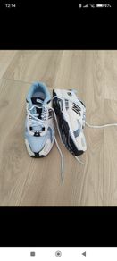 New Balance 980 Size 6 D MX980WN White Blue Athletic Running Sneakers