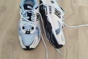 New Balance 980 Size 6 D MX980WN White Blue Athletic Running Sneakers