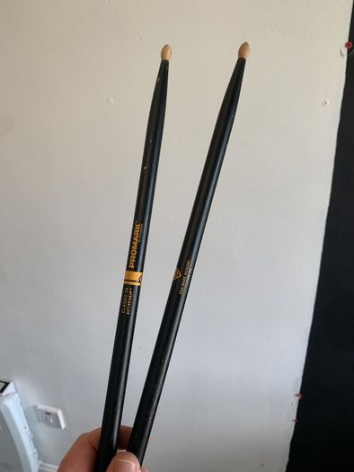 Promark classic 5A drum sticks with active grip