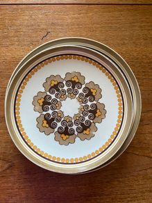 Mid Century Vintage Plates x 2 Polovi Germer Large Plates